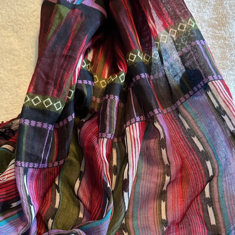Colorful Women's Scarf Set - Picture 4 of 4
